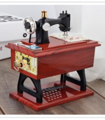 Mini Musical Treadle Sewing Machine Showpiece