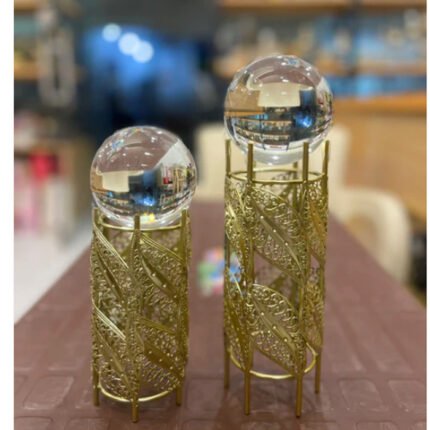 Pack Of 2, Luxury Crystal Ball For Home Dec