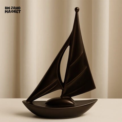 Modern Boat Sculpture, Decoration Piece
