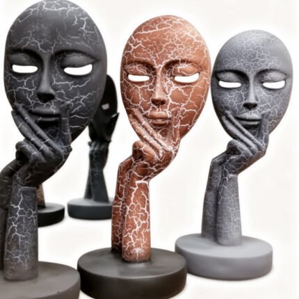 1 Pcs, Face Mask Status Show Piece