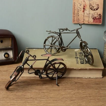 1 Pcs, Metal Bicycle For Home Dec