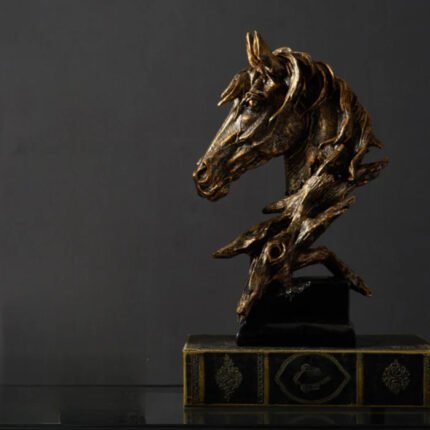 Abstract Horse Face With Multi Color