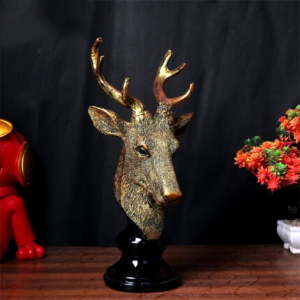 Markhor Face Status , Sculpture Material