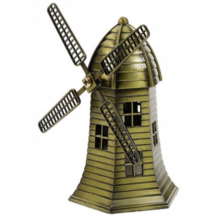 Landmark Metal Windmill Statue Tower