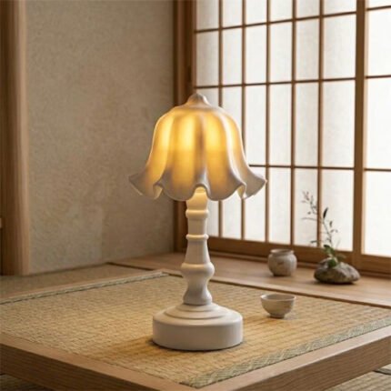 Pack Of 4, Blooming LED Table Lamp, Suitable for Bedroom, Home, Valentine's Day, (white, Pink, Blue, Purple)